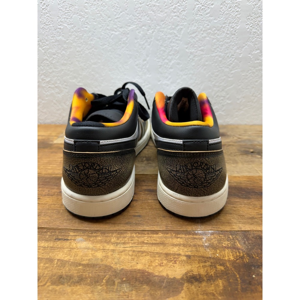 Air Jordan 1 Low SE Wear-Away Black Onyx White DQ8422-001 Mens 10 - Picture 4 of 8